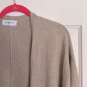 Carly Jean Los Angles duster sweater